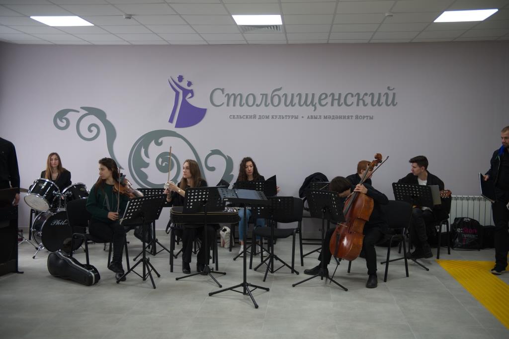 В селе Столбищи состоялось открытие дома культуры